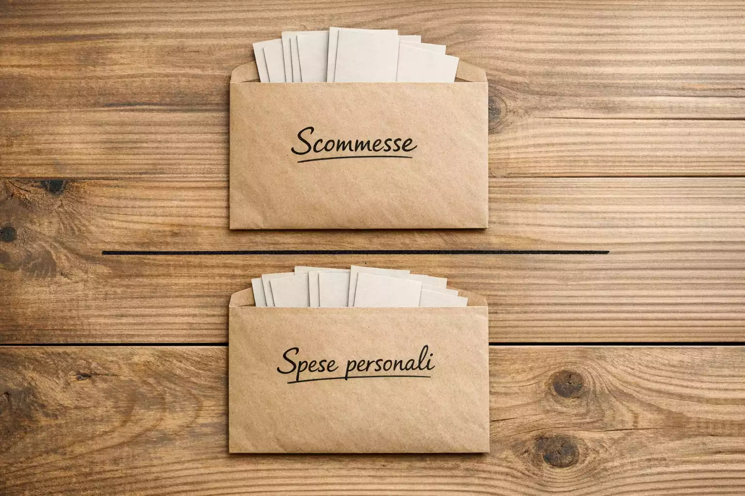 Separazione del bankroll dalle finanze personali